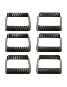 MOLDE TARTE RING SQUARE 80x80 (6 anillos) 2