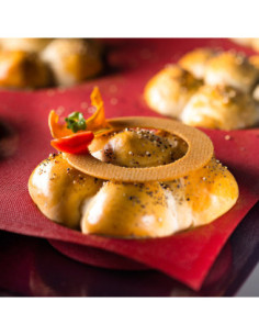 TAPETE FF12 FORMASIL 6 TART. REDONDAS 150/140x30mm 2