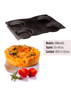 TAPETE (2u) MICROPERFORADO REDONDO D120xH30mm 2