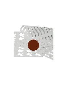 CHABLON 17 REDONDO 390x295x2mm 36 piezas D36mm