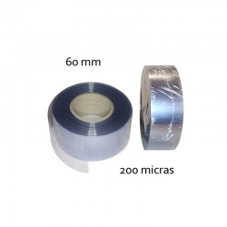CINTA PVC INCOLORO 60 mm 200 micras (100mt)