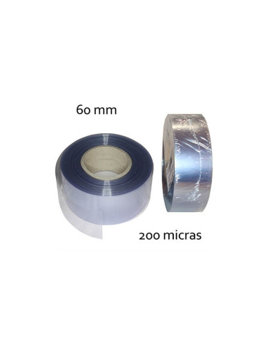 CINTA PVC INCOLORO 60 mm 200 micras (100mt)Cinta PVC