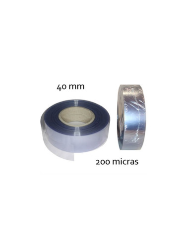 CINTA PVC INCOLORO 40 mm 200 micras (100mt)Cinta PVC