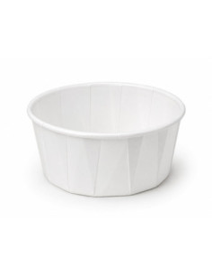 CÁPSULA F325 BLANCA C/BORDE - Ø65xh37mm PK250u