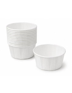 CÁPSULA F325 BLANCA C/BORDE - Ø65xh37mm PK250u 2
