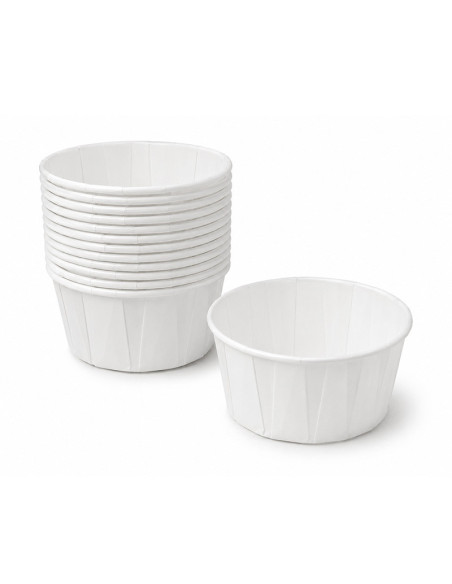 CÁPSULA F325 BLANCA C/BORDE - Ø65xh37mm PK250u-1