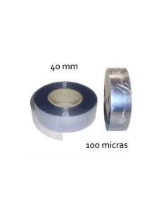 CINTA PVC INCOLORO 40 mm 100 micras (100m)