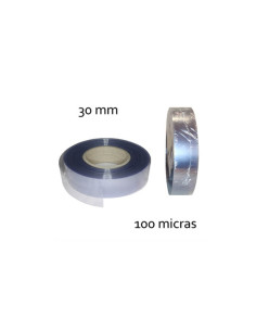 CINTA PVC INCOLORO 30 mm 100 micras (100m)