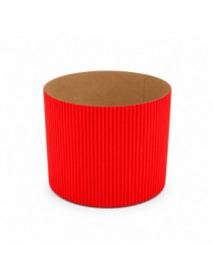M. PANETTONE RÍGIDO ROJO - Ø134xh95mm 500g PK25u