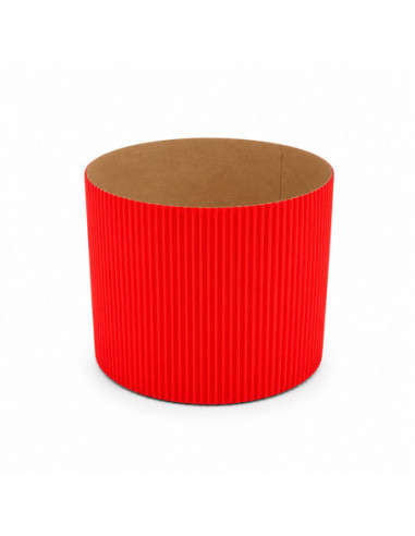M. PANETTONE RÍGIDO ROJO - Ø134xh95mm 500g PK25u