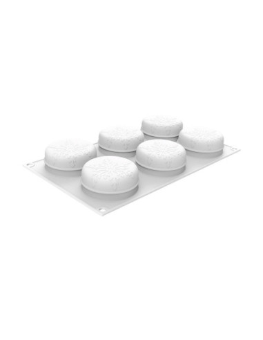 MOLDE SILICONA NEVE 110 - D70xh30 mm 6c x 110ml-1