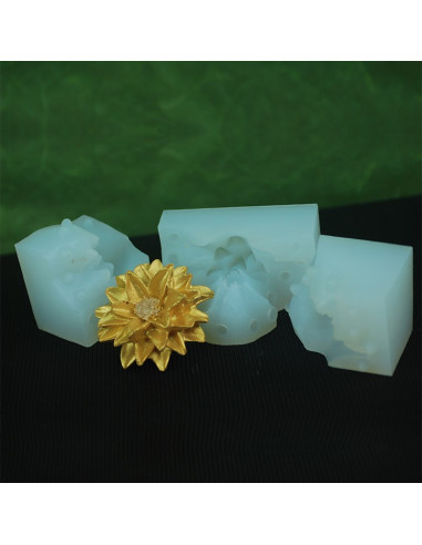 M. DS10010 FLOR DALIA 3p. DECOSILSilicona 3D