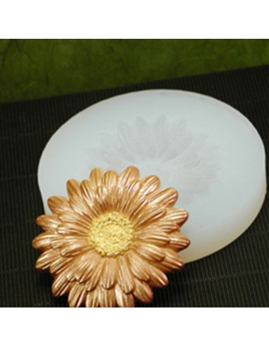 MOLDE DS10004 GERBERA GRANDE DECOSIL 1s.Silicona 3D