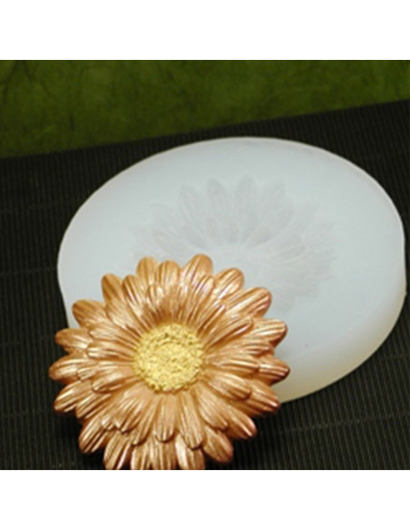 MOLDE DS10004 GERBERA GRANDE DECOSIL 1s.Silicona 3D