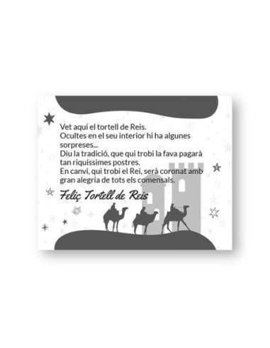 TARJETAS REYES CASTELLANO - PK100u