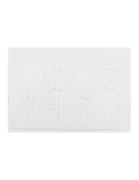 M. PVC PIRULETA HUEVO 2 MOLDES - 52x77xh9mm 8c-2