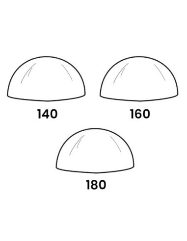 M. PVC SEMIESFERA - Ø140/Ø160/Ø180mm 3u-1
