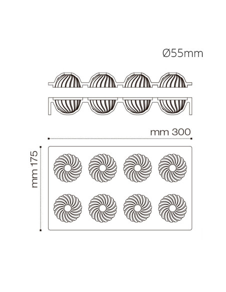 M. ESFERA 3D RAYADA - Ø55mm 83ml 8c-2