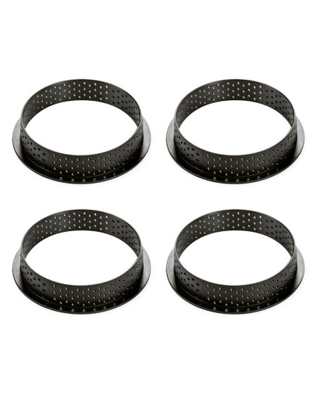 KIT TARTE RING ROUND 100 + 4 AROS - Ø100 80ml 4c-2