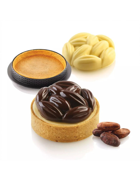KIT TARTE RING COCOA 70 + 6 AROS - Ø70 36ml 8c