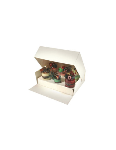 C. 26x18x8 cm P. 8 VASOS RECTANG. (50u.)Packaging
