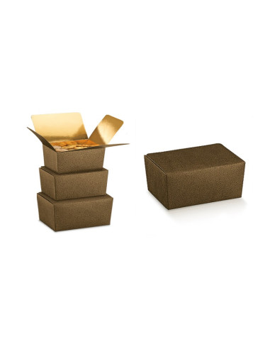 BALLOTIN 140x90x60 PK(10u) PIEL MARRONPastelería