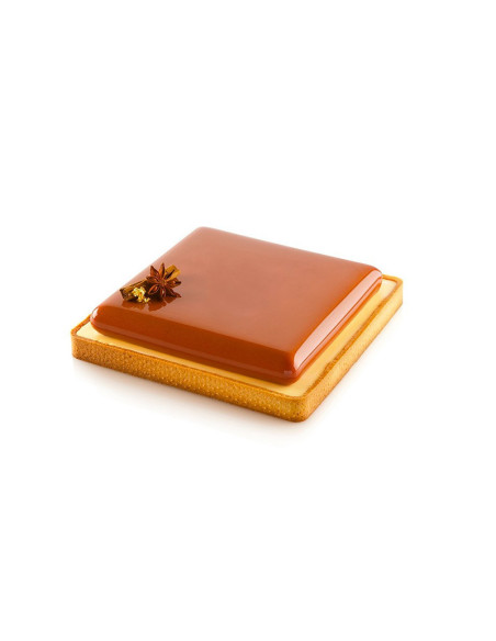 KIT TARTE RING SQUARE + 1 ARO - 200x200mm 560ml