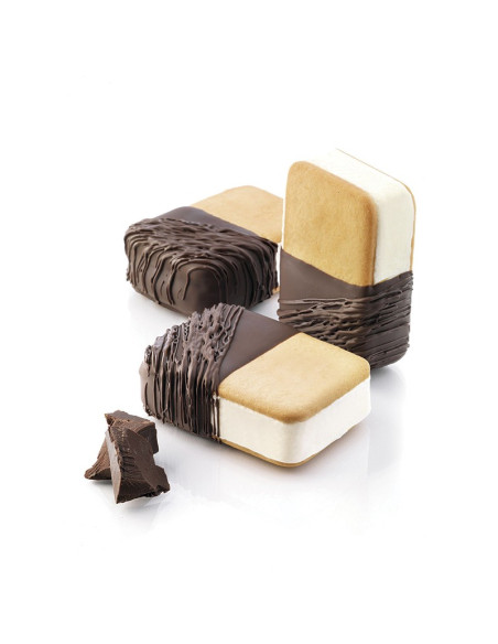 MOLDE COOKIE FLEX BISC04 M MINI DOUBLE (2pz)Cookie Flex