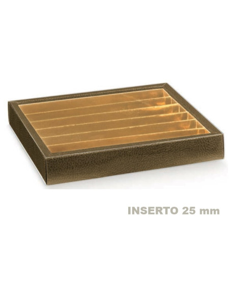 EST. 215X215X35 (i.25) PK(10u) PIEL MA. T.ACETCajas bombón