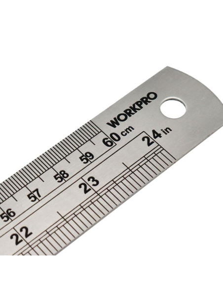 REGLA GRADUADA INOX - 60x3cm 164g