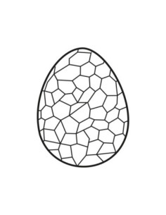 MOLDE PVC HUEVO GRABADO h138 mm 1ud