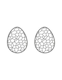 MOLDE PVC HUEVO GRABADO h78mm 2ud