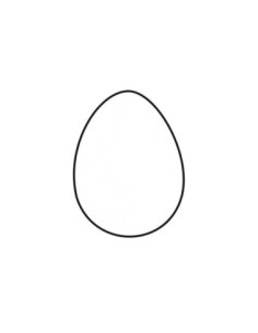 MOLDE PVC HUEVO LISO MEDIO h200xD130mm (1c)