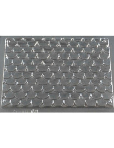 MOLDE PVC ART952 TEJADO PIZARRA 350x210x10mm