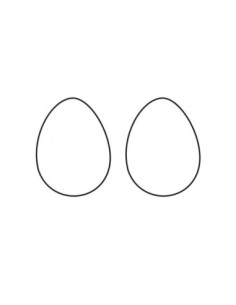 MOLDE PVC HUEVO LISO MEDIO h100xD73mm (2c)