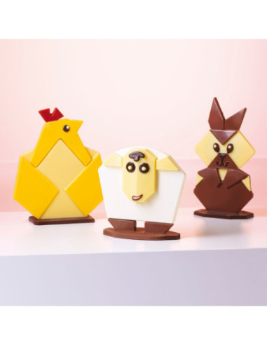 MOLDE PVC ORIGAMI EASTER (3m) H.100/142mm