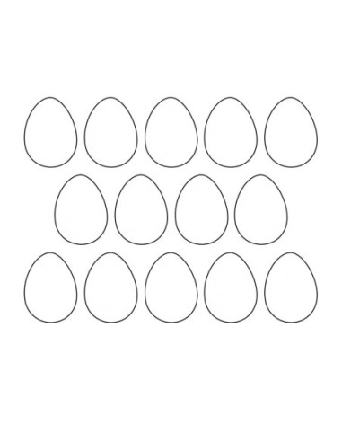 MOLDE PVC HUEVO LISO MEDIO h30xD20mm (14c)