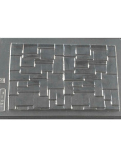 MOLDE PVC TEJADO PIZARRA IRREGULAR 200x130x5mm