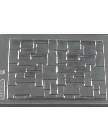 MOLDE PVC TEJADO PIZARRA IRREGULAR 200x130x5mm