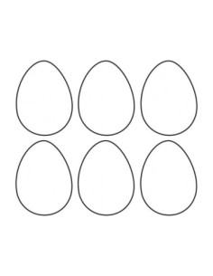 MOLDE PVC HUEVO LISO MEDIO h59xD38mm (6c)