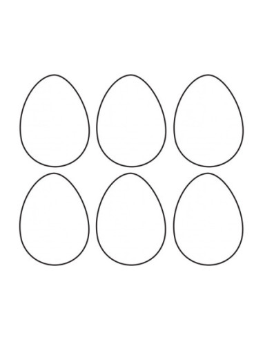 MOLDE PVC HUEVO LISO MEDIO h59xD38mm (6c)