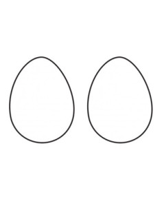 MOLDE PVC HUEVO LISO MEDIO h155xD110mm (2c)