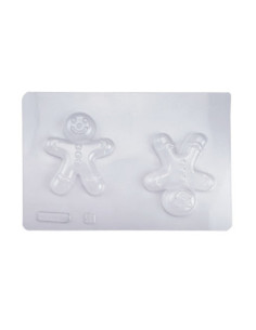 MOLDE PVC ARNA256 GINGER MAN 90 x 70mm (2c) 2