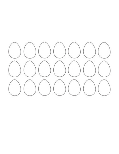 MOLDE PVC HUEVO LISO MEDIO h20xD14mm (21c)