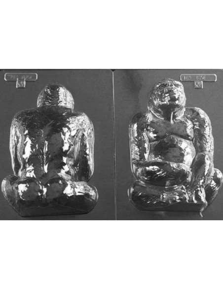 MOLDE PVC GORILA SENTADO 3D 175x120x100mm (MD)-1