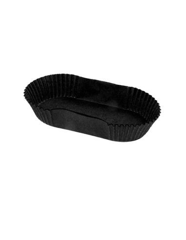 CÁPSULA OVALADA CALYPSO NEGRA 105x40 MM (1000 UDS)Cápsulas PetitFour
