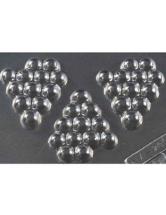 MOLDE PVC UVAS 62x55x10mm (3c)