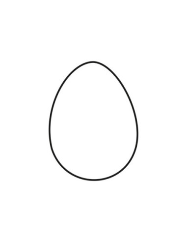 MOLDE PVC HUEVO LISO MEDIO h410xD294mm (1c)