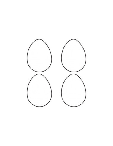 MOLDE PVC HUEVO LISO MEDIO h65xD46mm (4c)