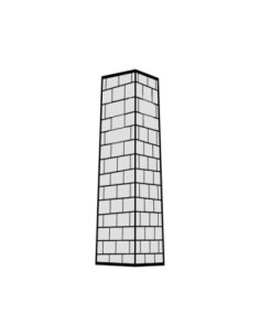 M. PVC TORRE CUADRADA 55x55x135mm (1i)